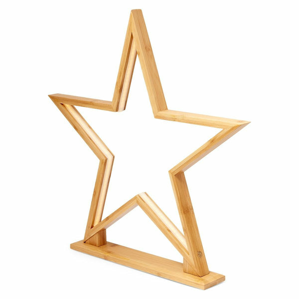 Bamboo Star LED Bedside Side End Coffee Table Lamp Light 52cm