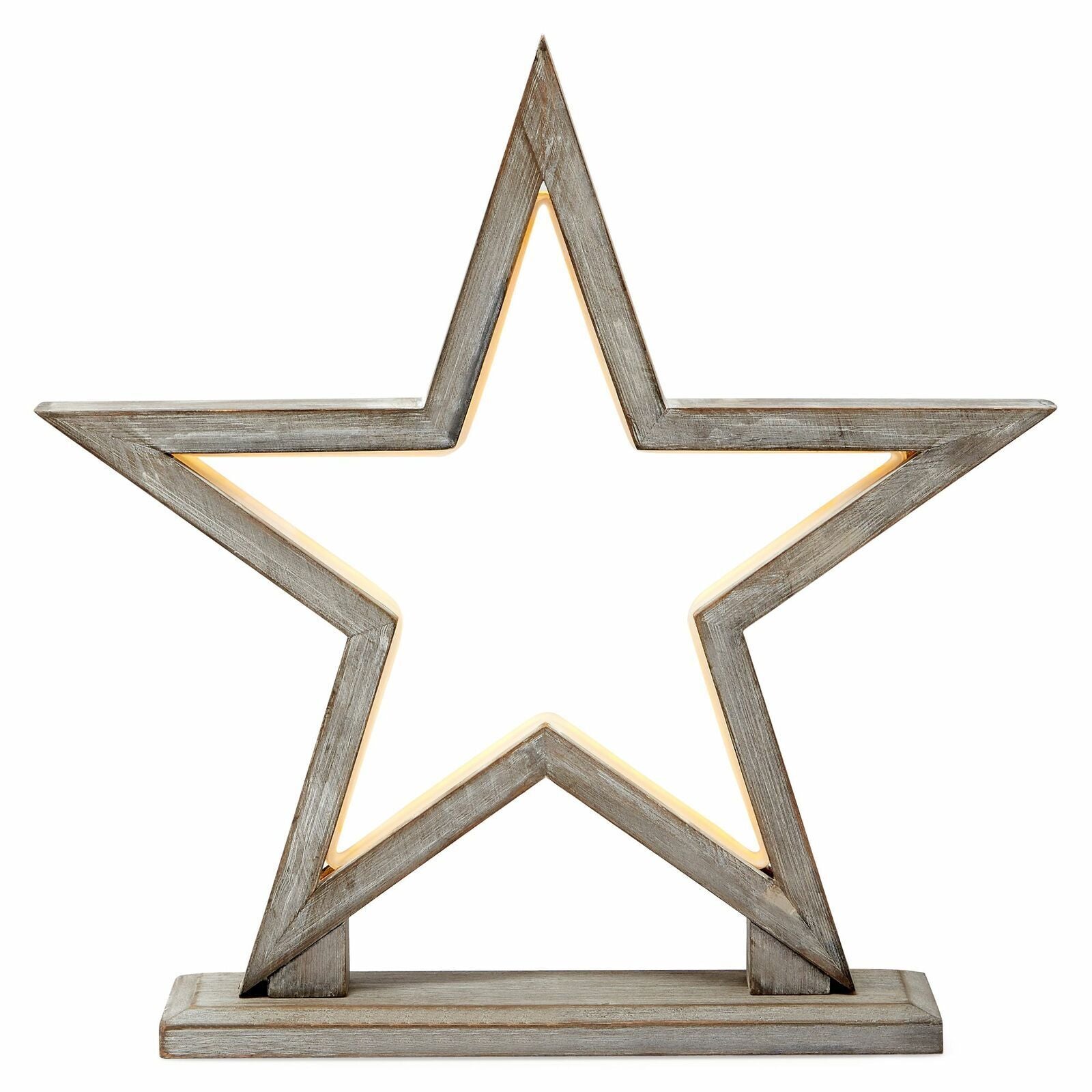 Bamboo Star LED Bedside Side End Coffee Table Lamp Light 33cm