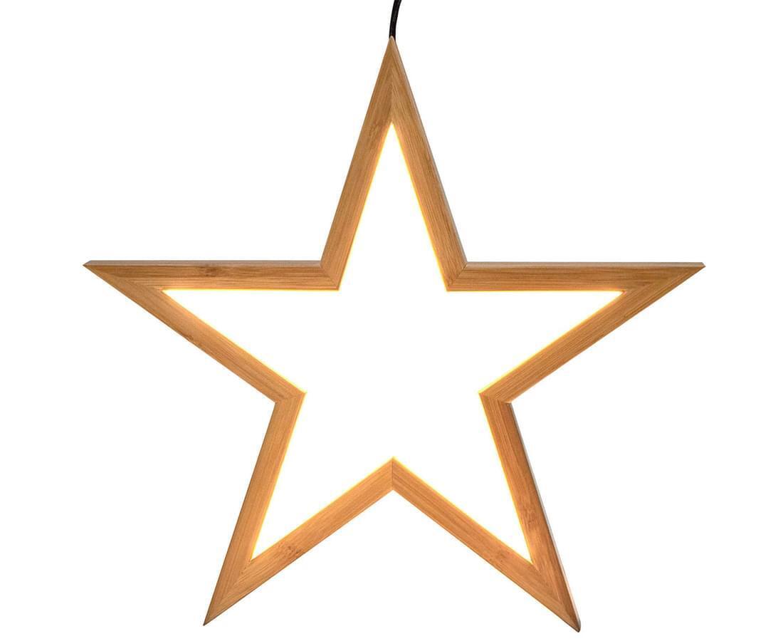 Bamboo Star LED Ceiling Pendant Hanging Lamp Light Small 30cm