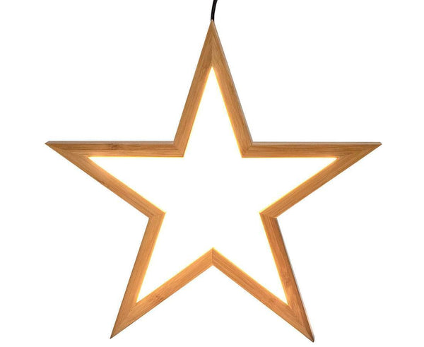 Bamboo Star LED Ceiling Pendant Hanging Lamp Light Small 30cm