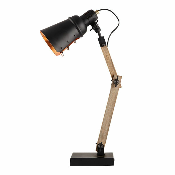 Scandi Modern Natural Wooden Side End Coffee Desk Table Lamp Light