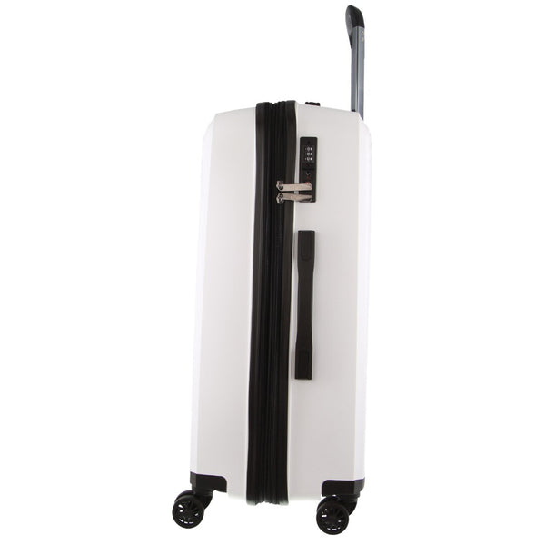 Milleni Hard Shell Spinner Wheel Luggage Bag Travel Suitcase 65cm 82.5L White