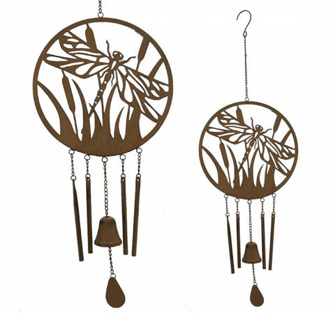 Dragonfly Metal Wind Chime Windchime 86cm