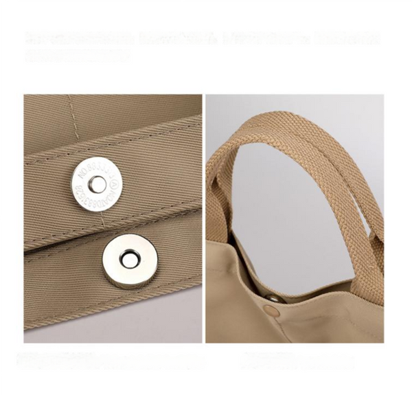 Nylon Tote Shoulder Bag Adjustable Strap Large Capacity Multi Pocket Green