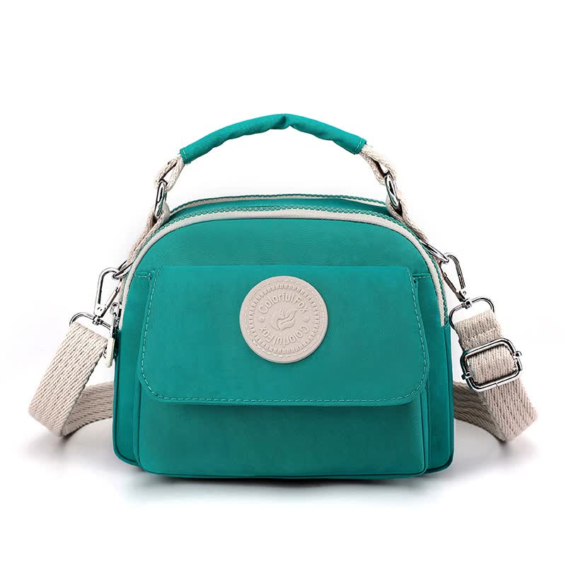 Compact Nylon Crossbody Shoulder Bag Handbag Green