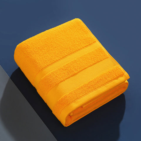 Cotton Bath Towel 380g Yellow 140 x 70cm