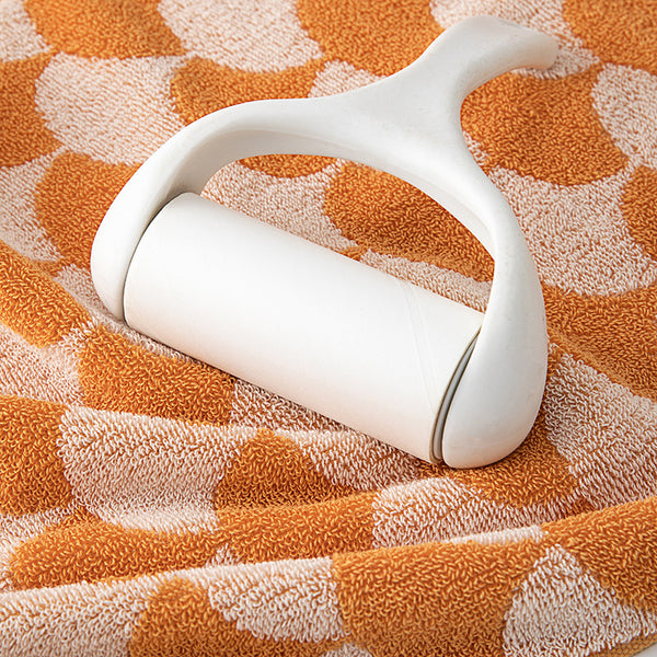3 x Thickened Cotton Hand Towels 110g 74 x 34cm Mermaid Fish Scale Orange
