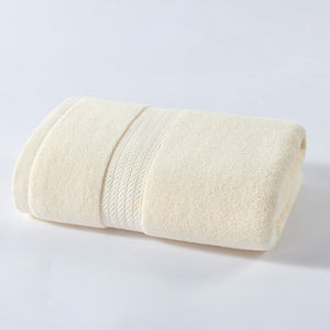 Thick Cotton Bath Towel 260g 100 x 50cm Off White