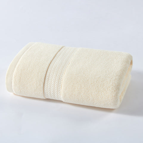 Thick Cotton Bath Towel 260g 100 x 50cm Off White