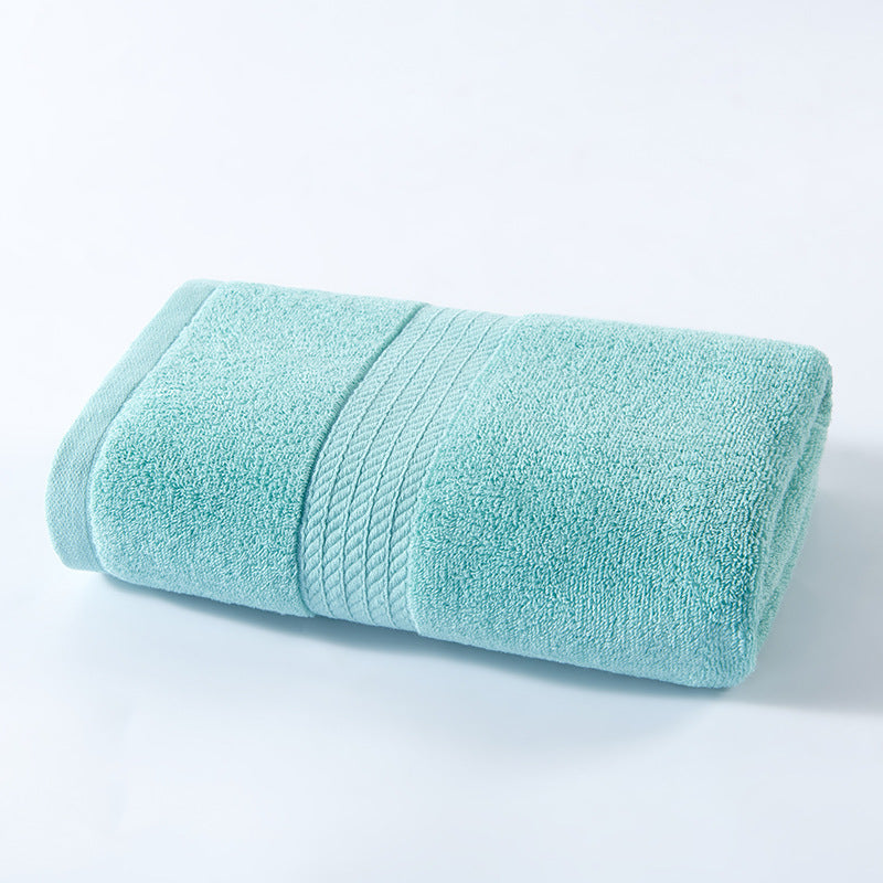 Thick Cotton Bath Towel 260g 100 x 50cm Mint Green