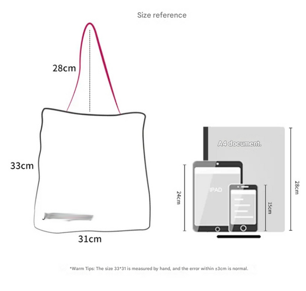 Canvas Tote Shopping Shoulder Bag Vibrant Multicolour Floral Design 33 x 31cm