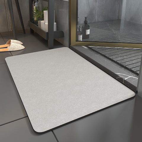 Diatomite Quick Dry Absorbent Bath Mat 70 x 45cm Beige