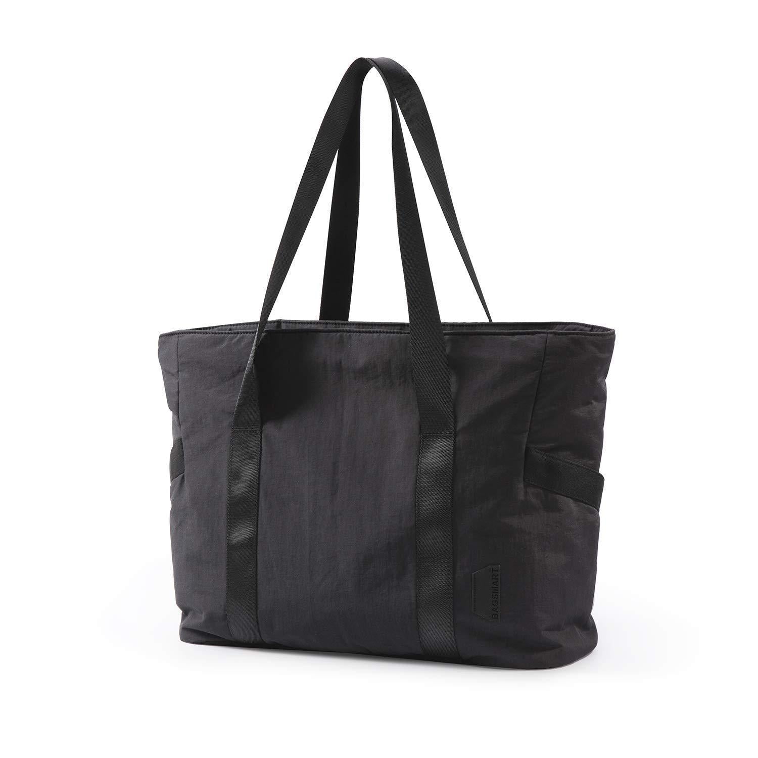 Stylish Practical Water Resistant Fabric Tote Bag Gym Yoga Sports Shopping Black