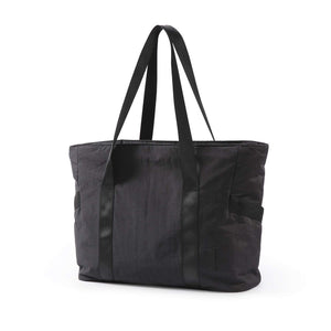 Stylish Practical Water Resistant Fabric Tote Bag Gym Yoga Sports Shopping Black