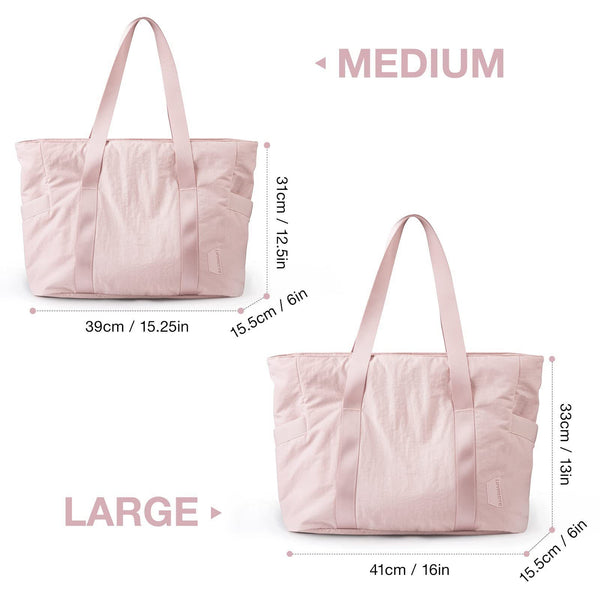 Stylish Practical Water Resistant Fabric Tote Bag Gym Yoga Sports Shopping Black