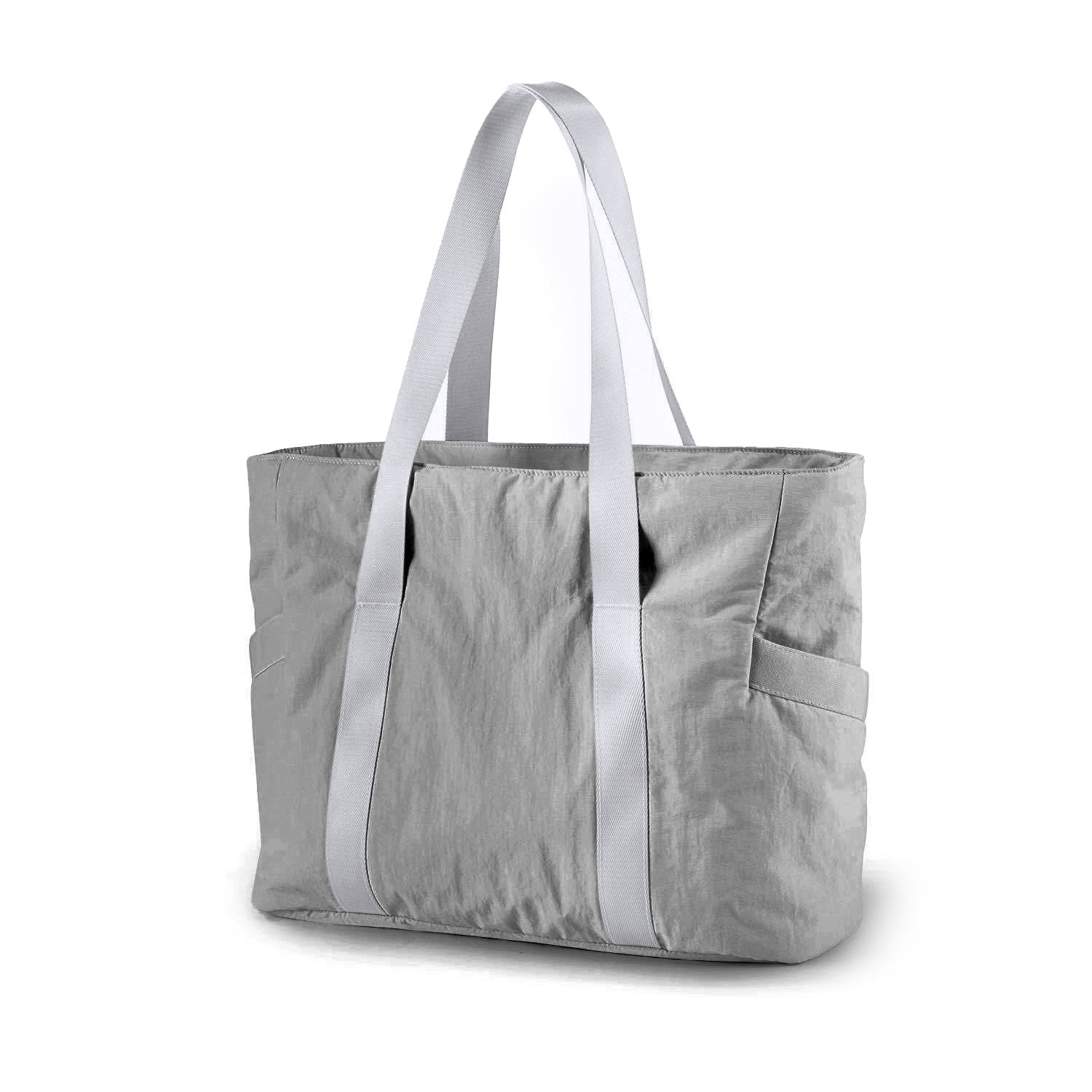 Stylish Practical Water Resistant Fabric Tote Bag Gym Yoga Sports Shopping Grey
