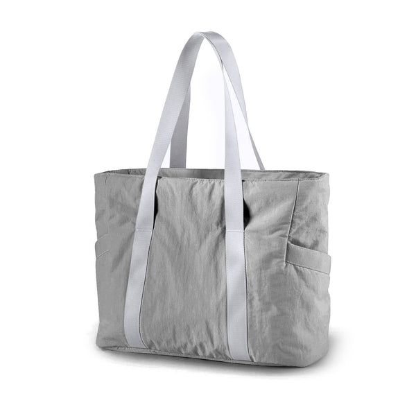 Stylish Practical Water Resistant Fabric Tote Bag Gym Yoga Sports Shopping Grey