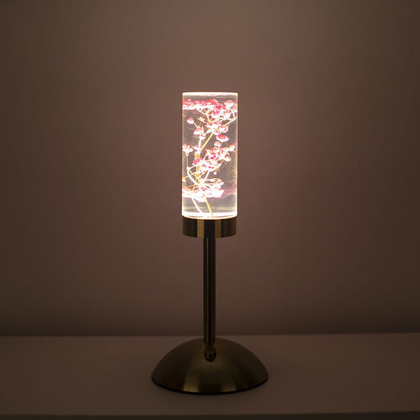 Eternal Flower LED Acrylic Table Lamp Light Color Change USB Baby's Breath