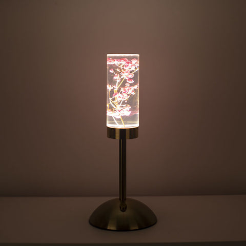 Eternal Flower LED Acrylic Table Lamp Light Color Change USB Baby's Breath