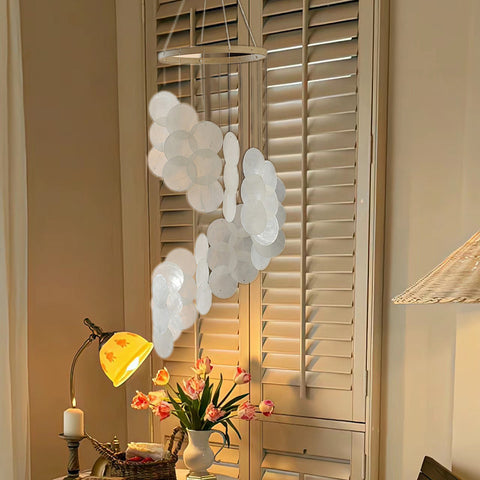 Seashell Wind Chime Windchime Dream Catcher Dreamcatcher White