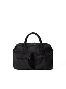 Casual Nylon Tote Crossbody Shoulder Bag Handbag Lightweight Multi Pocket Black