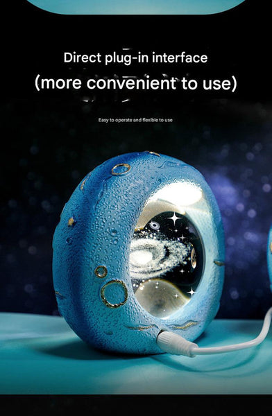 3D LED Crystal Ball Bedside Side Coffee Table Nursery Lamp Light USB Dolphin