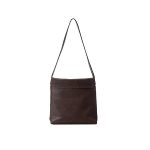 Minimalist Faux PU Leather Shoulder Tote Bag Coffee Brown