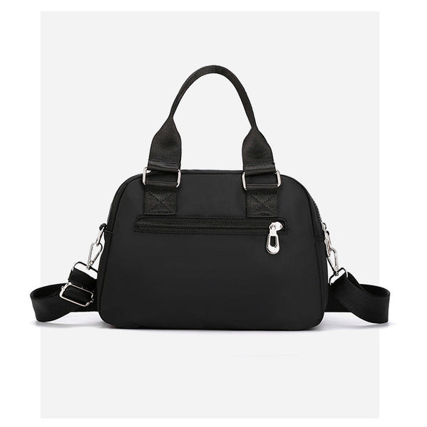 Waterproof Nylon Tote Crossbody Shoulder Bag Handbag Multi Pocket Purple