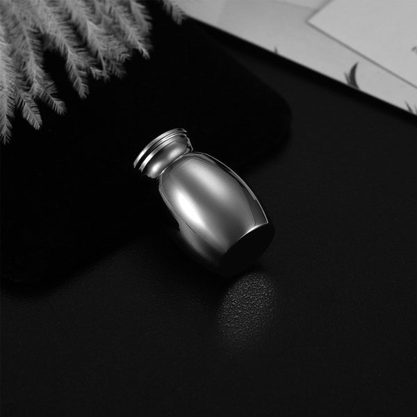 Always In My Heart Mini Stainless Steel Pet Urn Memorial Ashes Keepsake 2.5 x 1.6cm