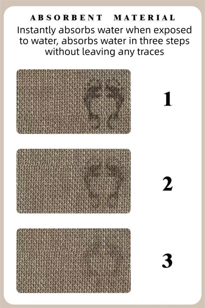 Diatomite Diatomaceous Quick Dry Non Slip Bath Mat 50 x 80cm Brown