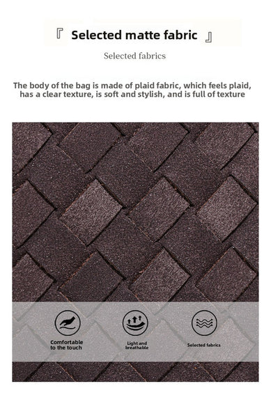 Faux PU Leather Woven Baguette Clutch Shoulder Crossbody Bag Handbag Grey