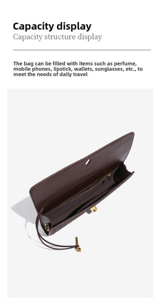 Faux PU Leather Woven Baguette Clutch Shoulder Crossbody Bag Handbag Sand