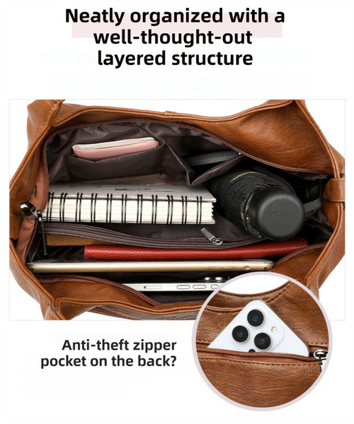 Faux PU Leather Top Handle Tote Crossbody Shoulder Womens Bag Handbag Grey