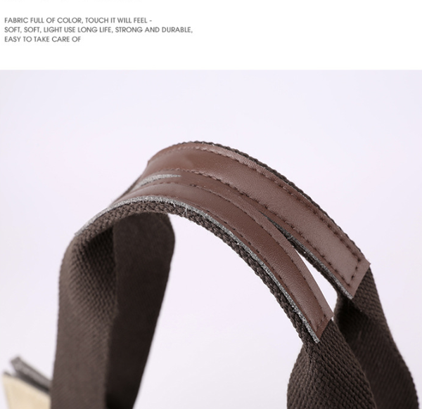 Patchwork Canvas Tote Shoulder Womens Bag Handbag Bag Multi Pocket