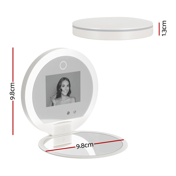 Embellir Compact UV Makeup Mirror Camera Sunscreen Cover Portable Travel