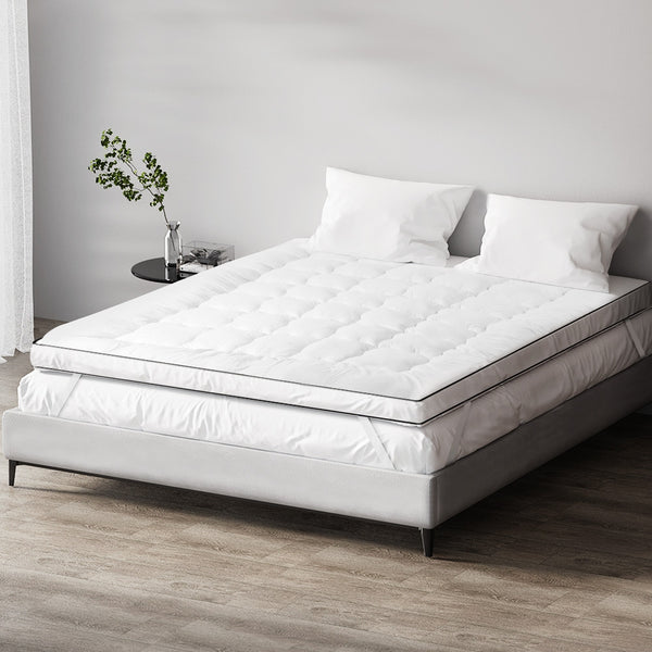 Giselle Bedding Microfibre Mattress Topper Pillowtop King