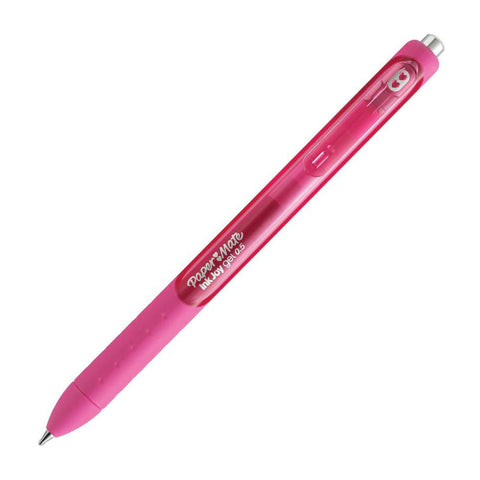 Paper Mate InkJoy Gel 0.5mm Fine Point Retractable Pen Pink Box of 12