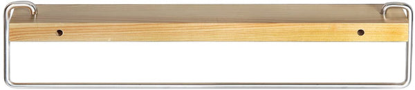 Wall Mount Solid Wood Shelf Towel Rail Rack Bar Holder Bathroom Organizer Hanger