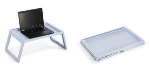 Carla Home Multifunction Breakfast Hospital Laptop Bed Desk Tray Table Blue