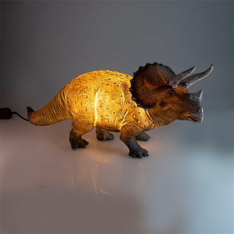 Triceratops Dinosaur LED Table Bedside Bedroom Lamp Light Nursery