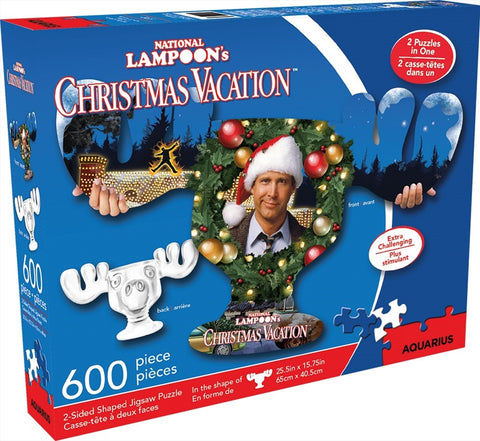 National Lampoon Christmas Vacation Moose Mug Double Sided 600 Piece Jigsaw Puzzle