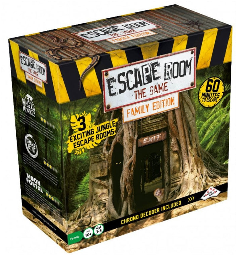 Escape Room the Game Family Edition Jungle 3x Games
