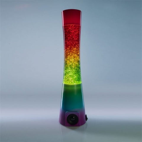 Rainbow Glitter Bluetooth Speaker Lamp