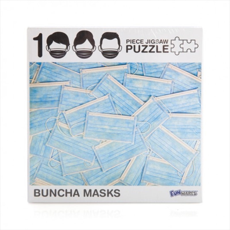Bunch Pile Medical Face Masks 1000 Piece Jigsaw Puzzle