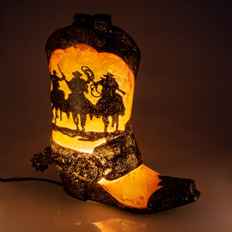 Cowboy Boot LED Table Bedside Bedroom Lamp Light Nursery