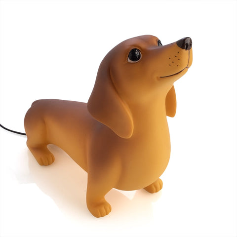 Dachshund Sausage Dog LED Table Bedside Bedroom Lamp Light Nursery