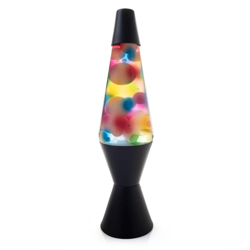 Lava Motion Lamp Diamond Shape Graffiti Spray Rainbow Multicoloured