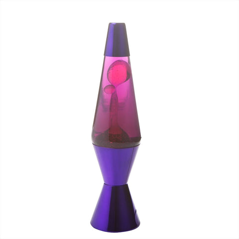 Lava Motion Lamp Diamond Shape Pink Purple