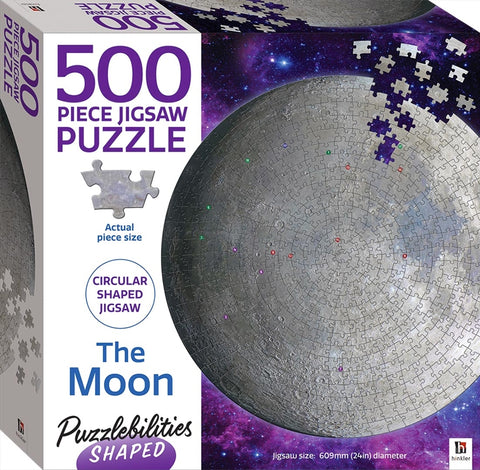 The Moon Circular Shaped 500 Piece Jigsaw Puzzle