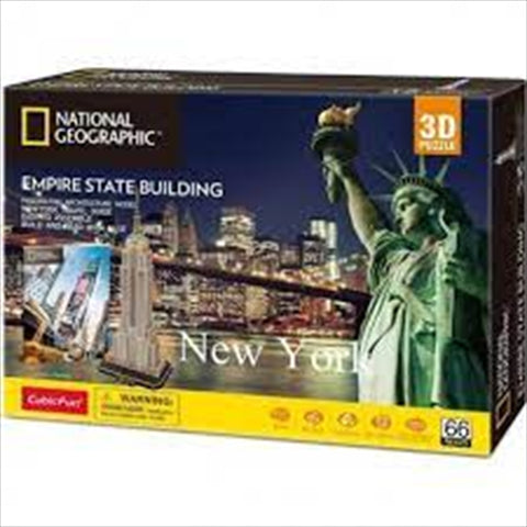 National Geographic New York Empire State Building 3D Puzzle 66 Piece